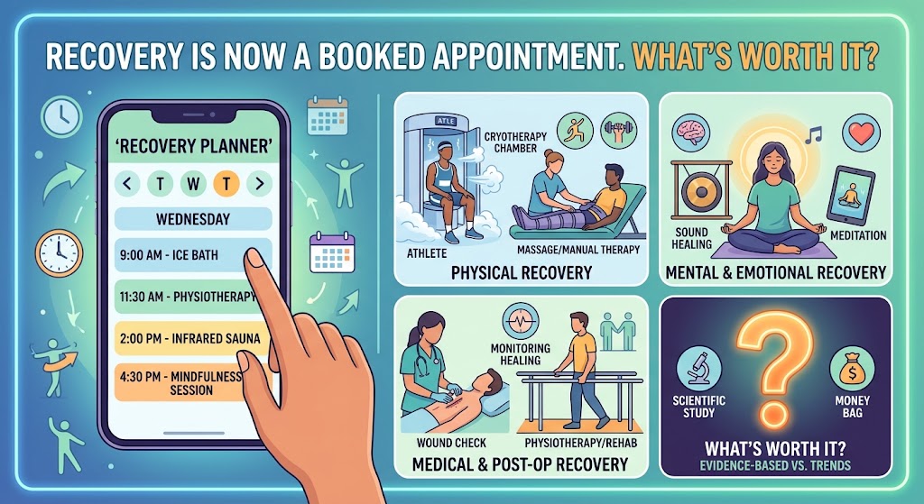 Recovery Is Now a Booked Appointment. What's Worth It?
