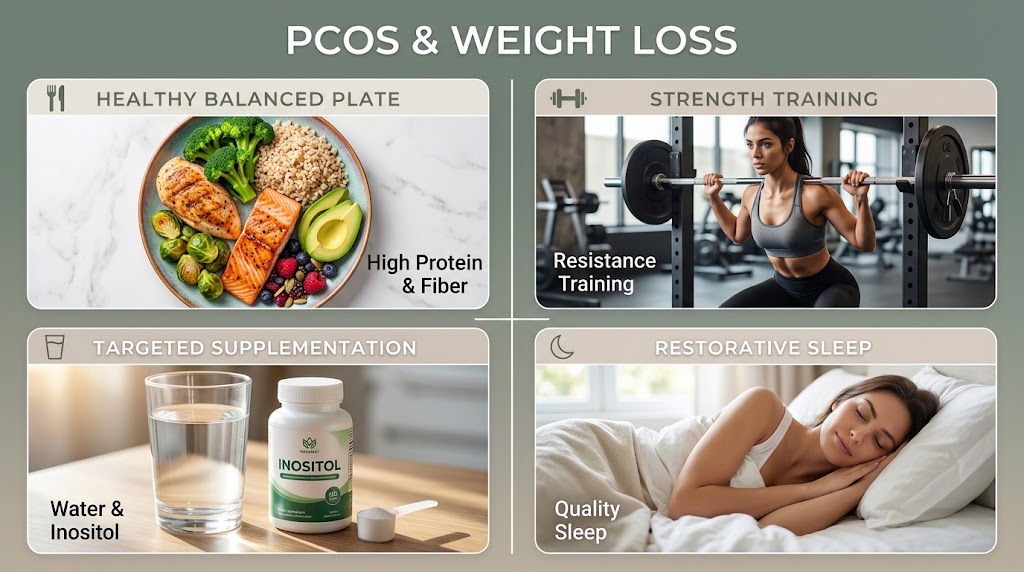 PCOS and Weight Loss: What Actually Helps